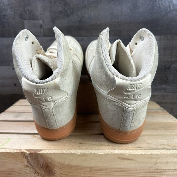 Men's Nike Air Force 1 High 07 LV8 Suede‎ Muslin/Gum Med Brown ~ US Size 12 - Picture 5 of 7